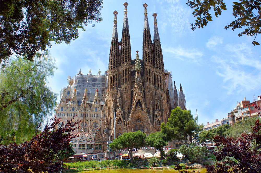 A View Of La Sagrada Church